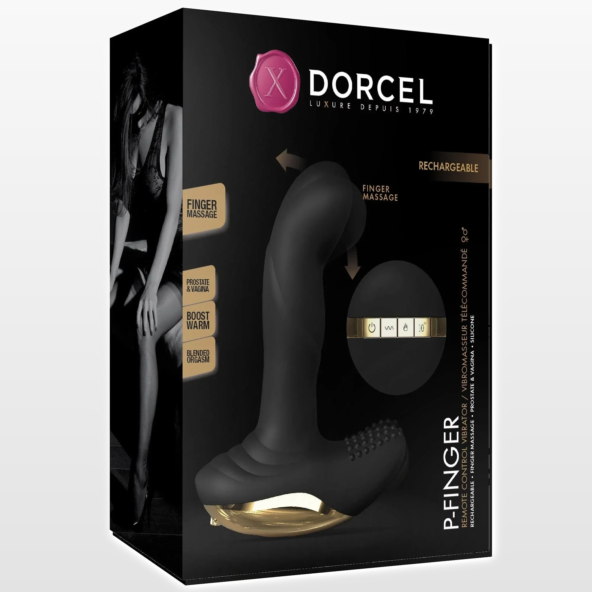Dorcel P-Finger Remote Control Vibrator – Dual-Motor Prostate & G-Spot Vibrator