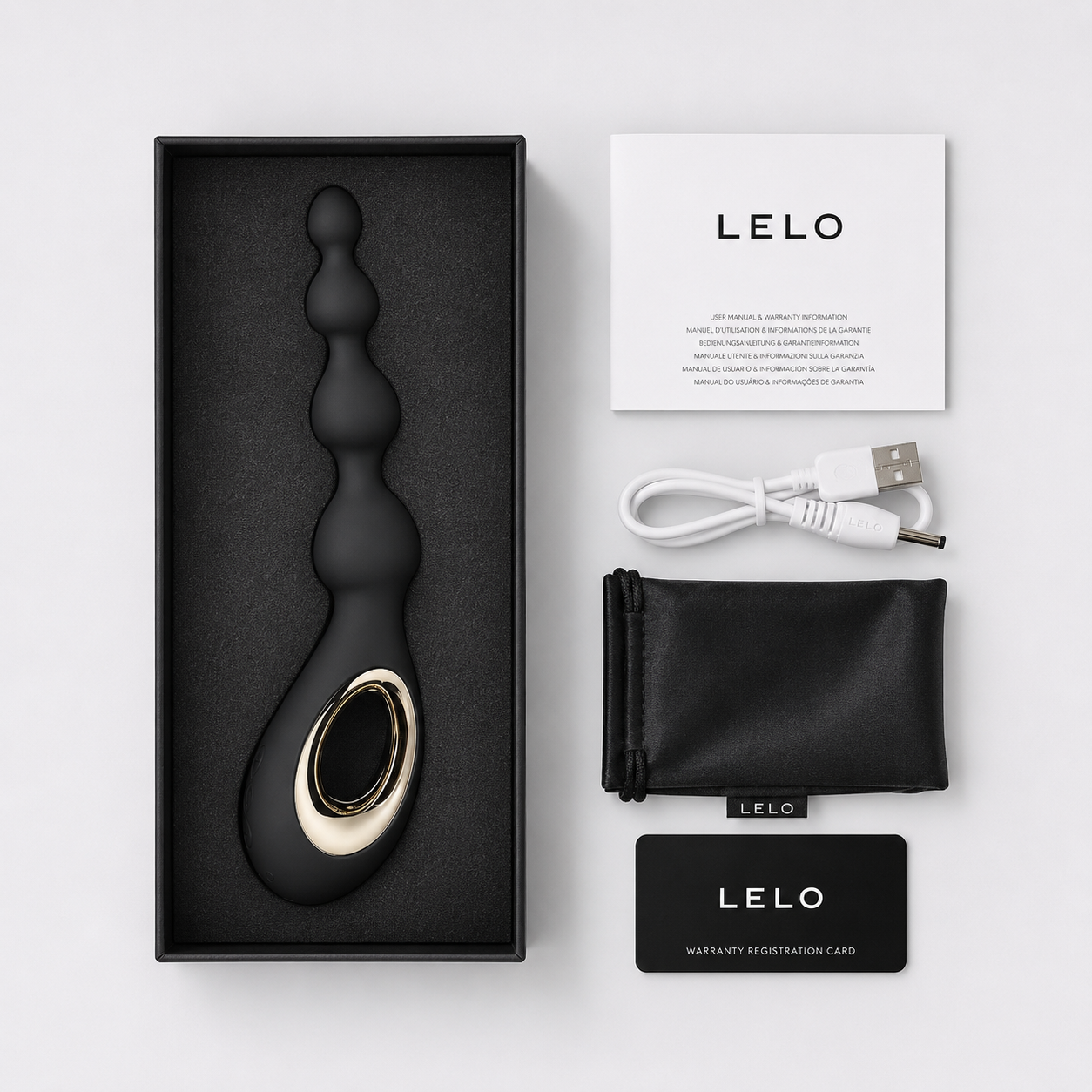 LELO Soraya Beads Anal Massager – Luxury Vibrating Anal Massager