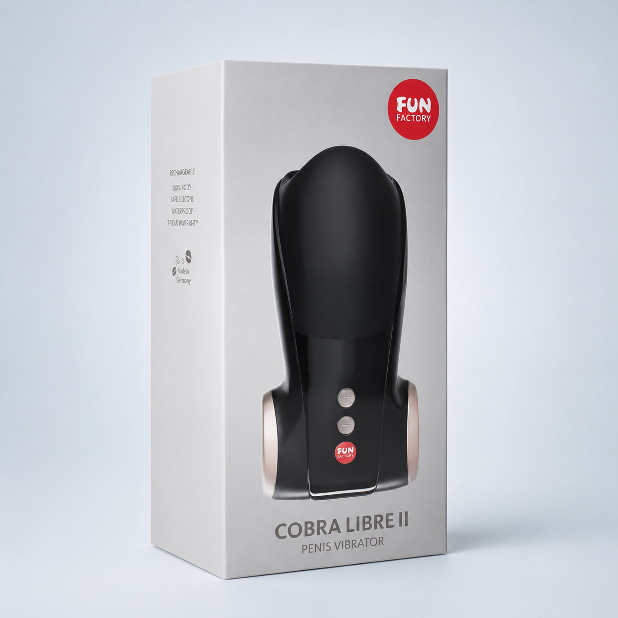 Fun Factory Cobra Libre II Penis Massager – Rechargeable Penis Head Vibrator