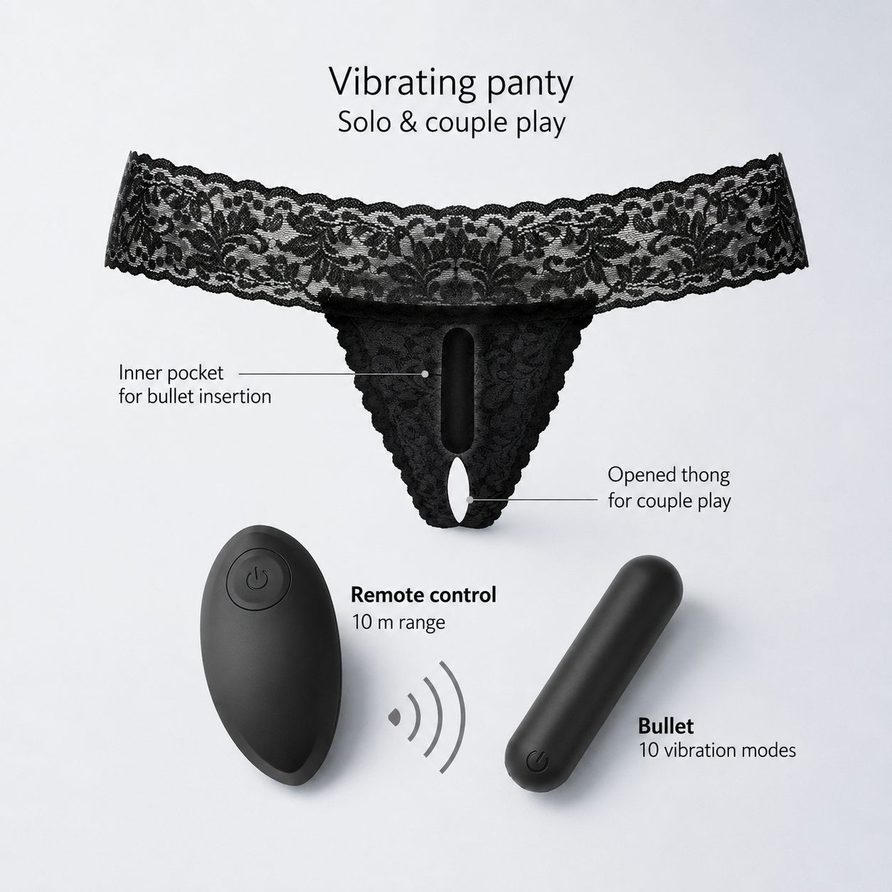 Love to Love Secret Panty 2 – Remote-Controlled Vibrating Panty Set