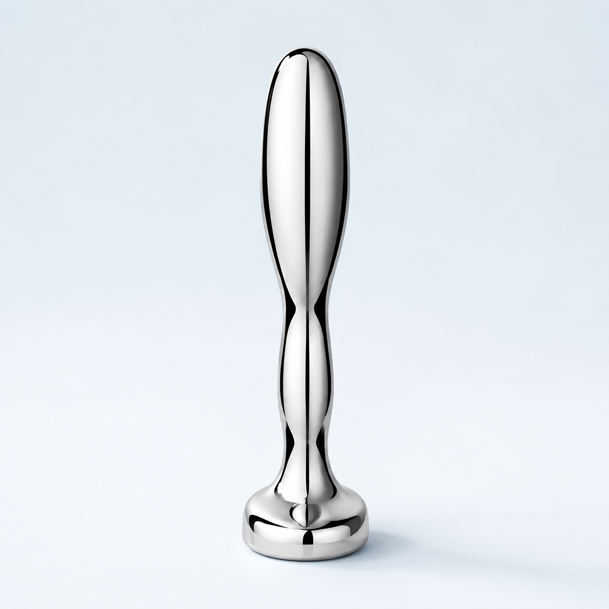 b-Vibe Stainless Steel Prostate Plug – Weighted Stainless Steel P-Spot Plug