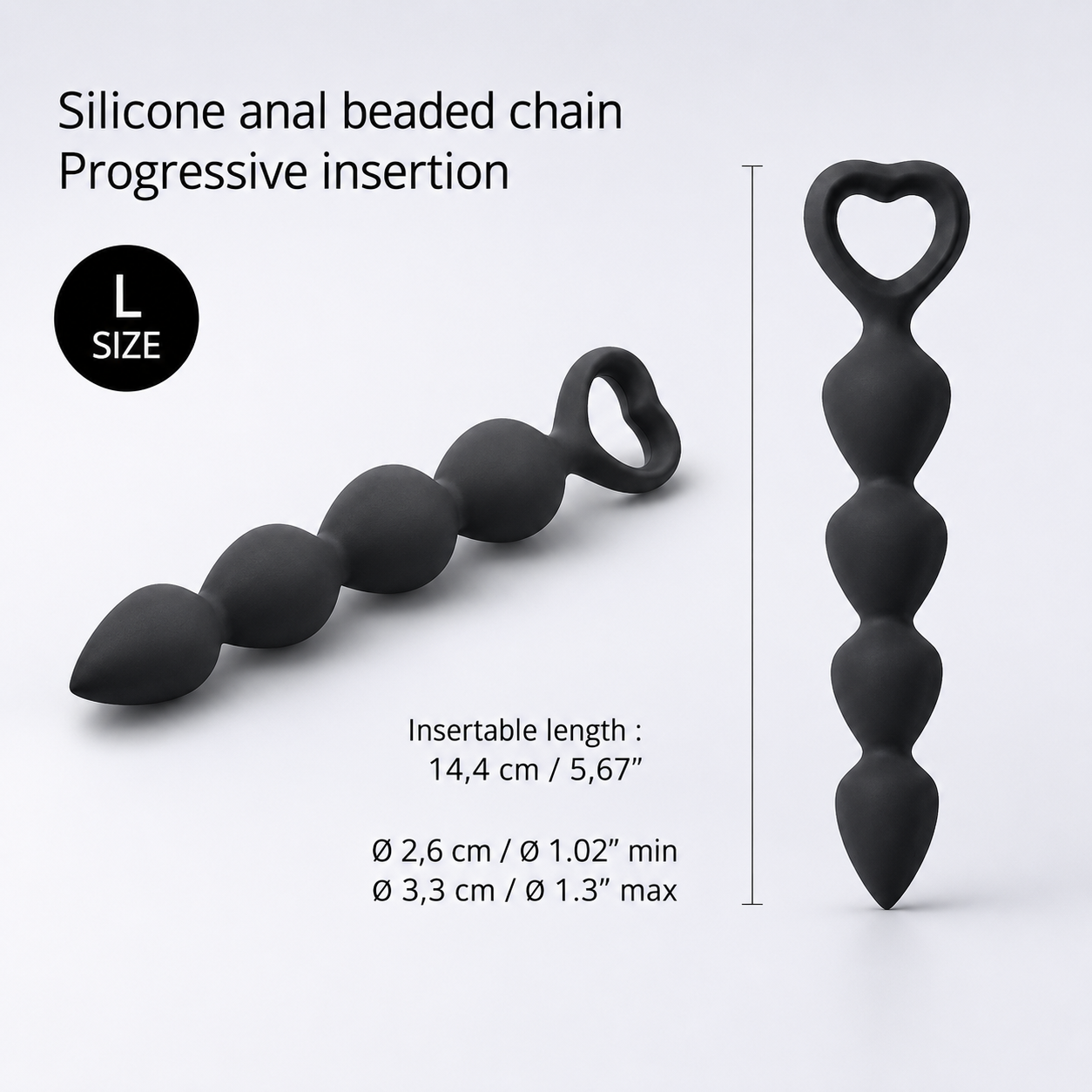 Love To Love Bing Bang Anal Plug Small – Soft Silicone Anal Bead Plug