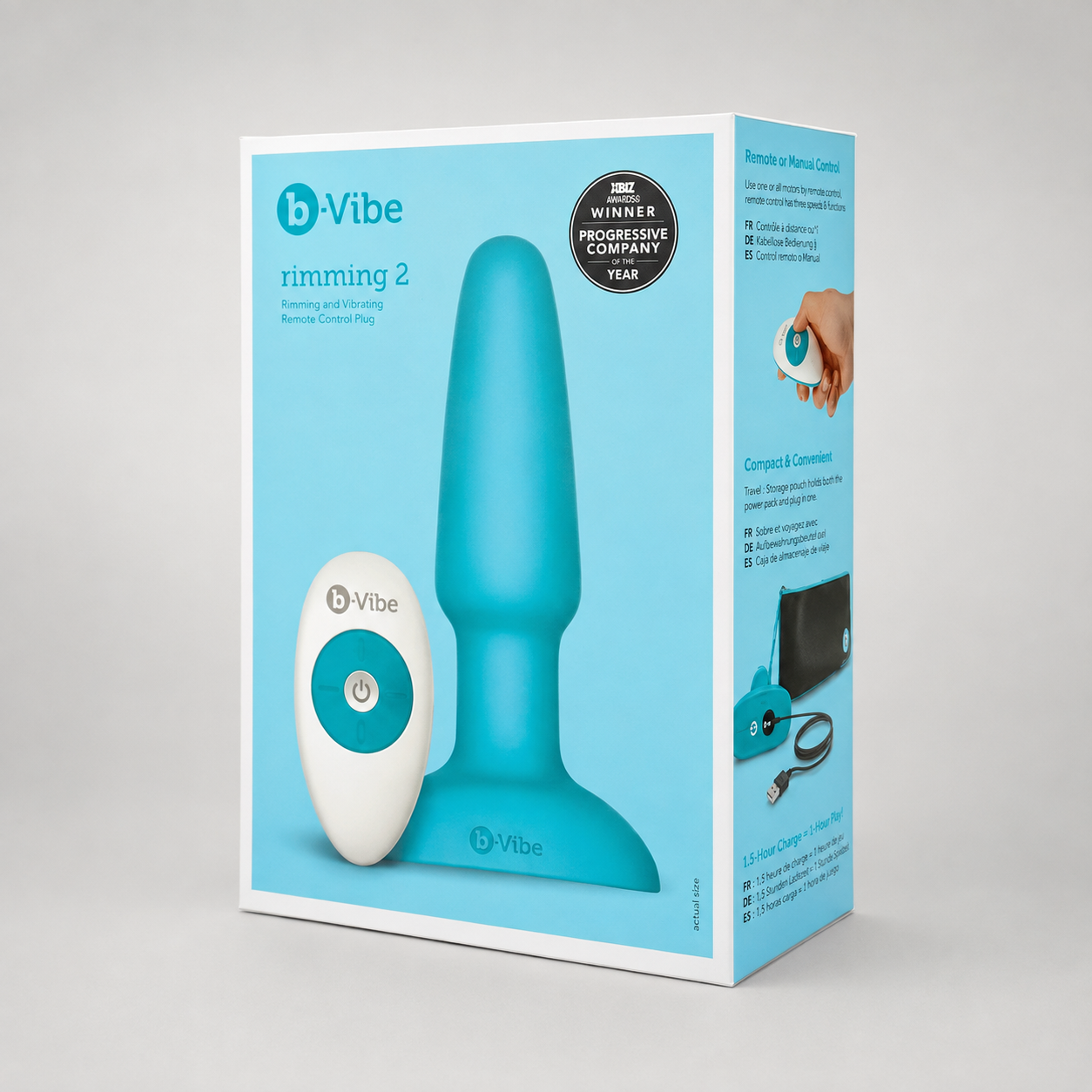 b-Vibe Rimming Petite Plug – Rotating & Vibrating Silicone Anal Plug