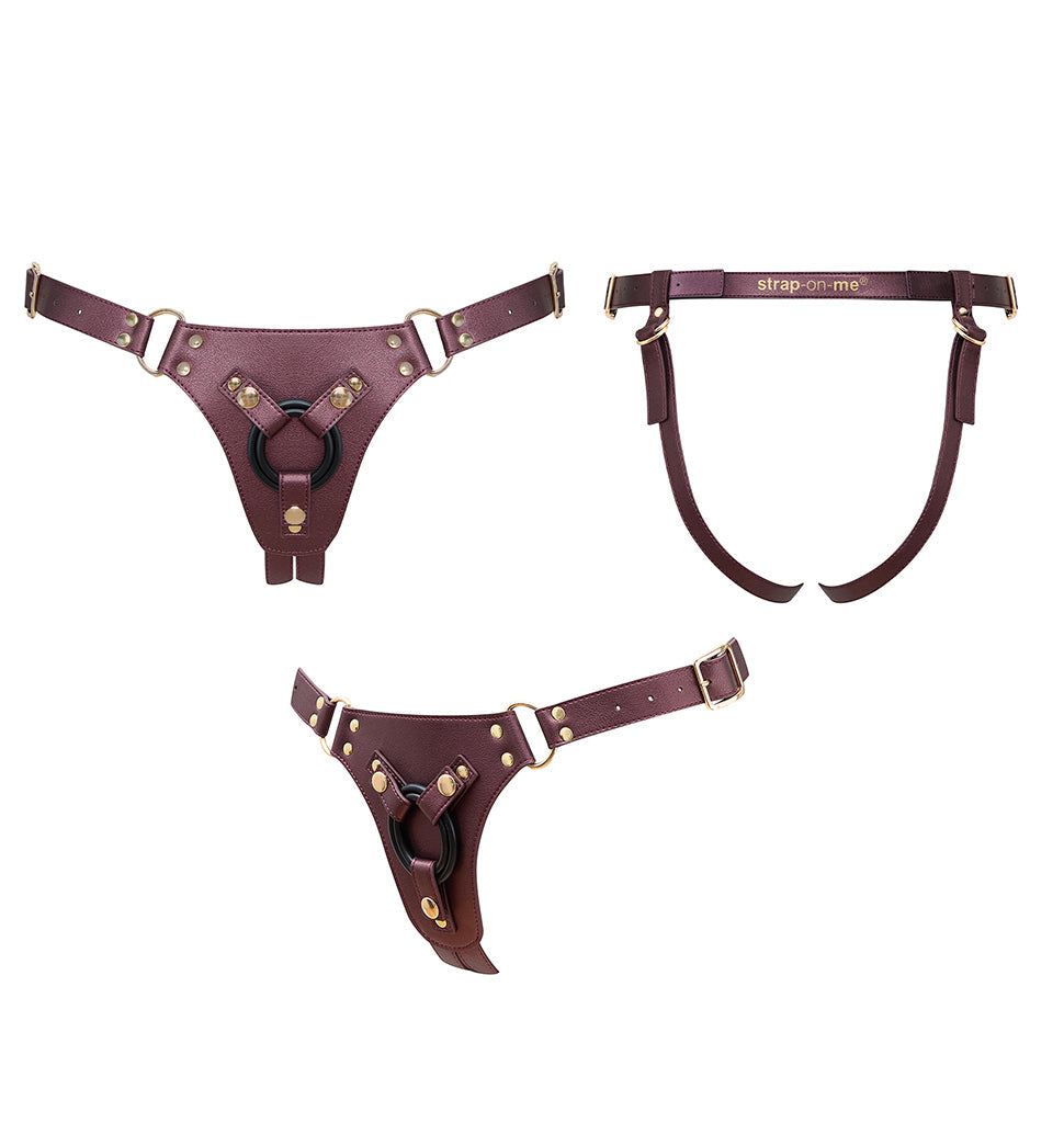 Strap On Me Simili Generous Harness – Adjustable Faux Leather Strap-On Harness