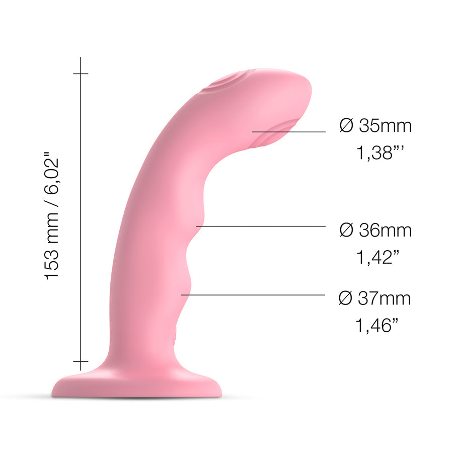 Strap On Me Tapping Dildo Wave – Waterproof Double-Tap Silicone Dildo