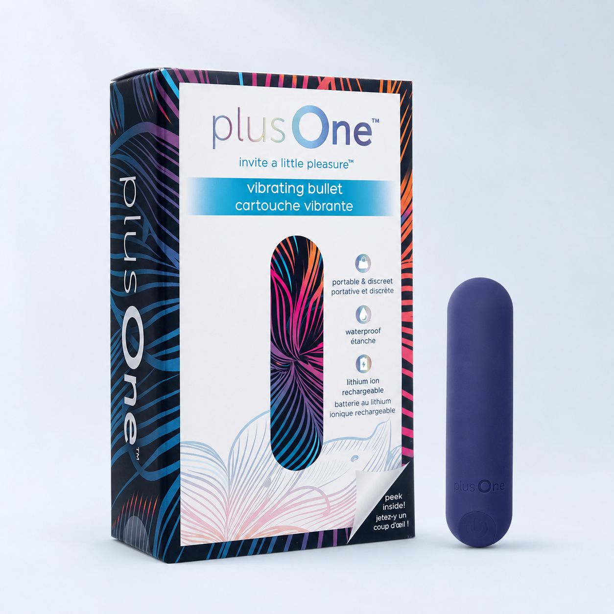 PlusOne Vibrating Bullet – Waterproof Rechargeable Bullet Vibrator
