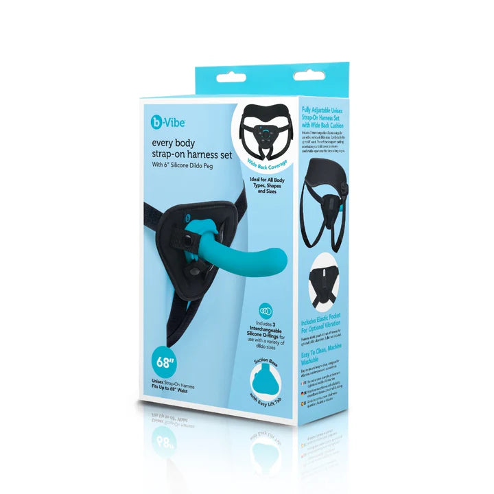 b-Vibe Beginners Strap-On Harness Set – Beginner-Friendly Strap-On Kit