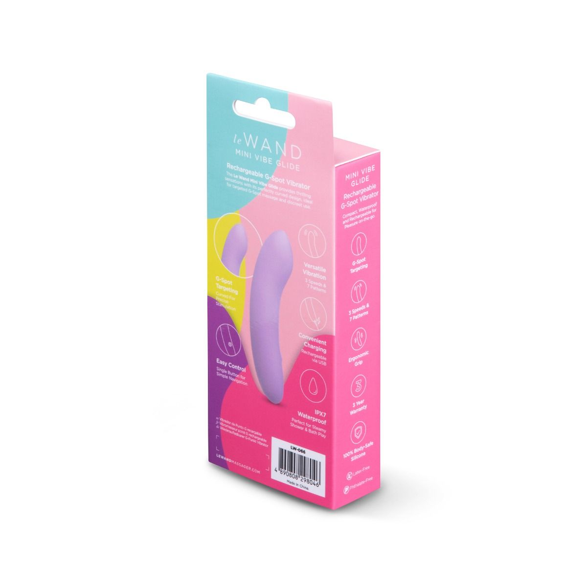 Le Wand Mini Vibe Glide – Waterproof Rechargeable G-Spot Vibrator