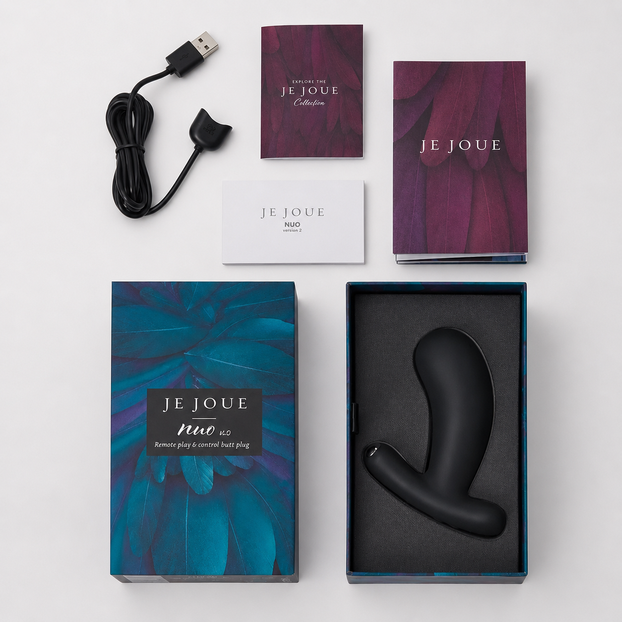 Je Joue Nuo v2.0 Vibrating Butt Plug – App-Controlled Dual-Motor Anal Plug