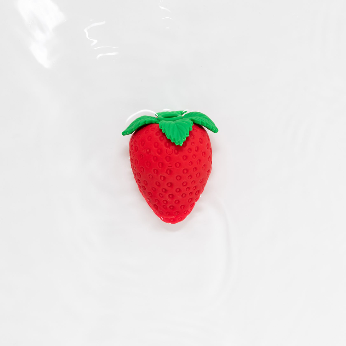 Emojibator Strawberry Vibrator – Palm-Sized Vibrator & Suction Toy