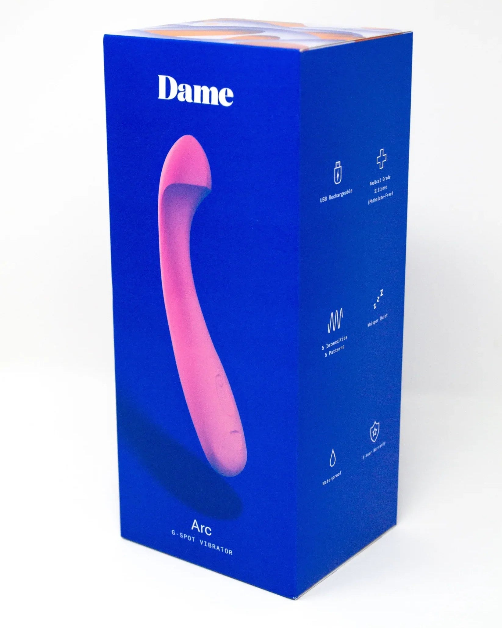 Dame Arc G-Spot Vibrator – Waterproof Rechargeable G-Spot Vibrator