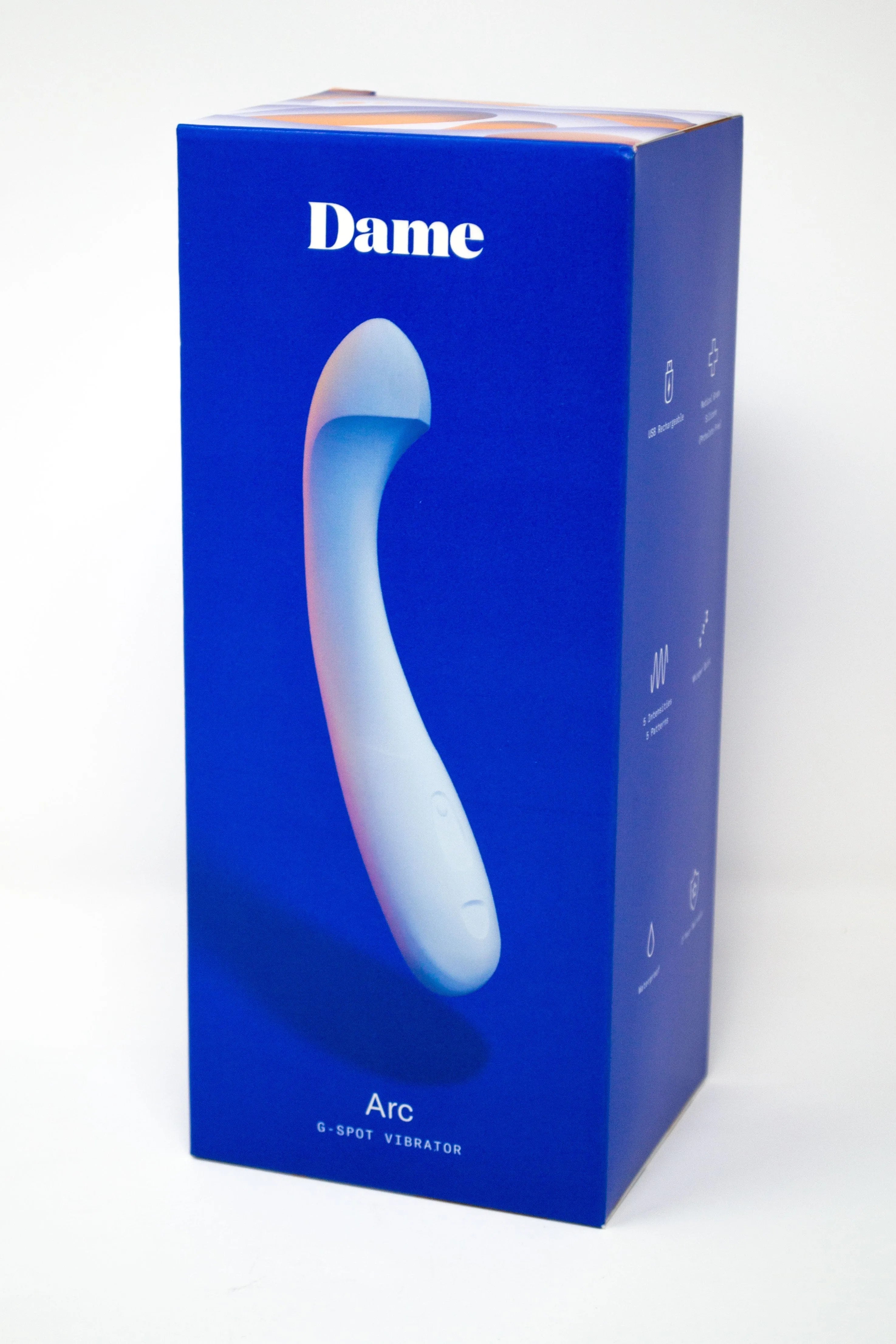 Dame Arc G-Spot Vibrator – Waterproof Rechargeable G-Spot Vibrator