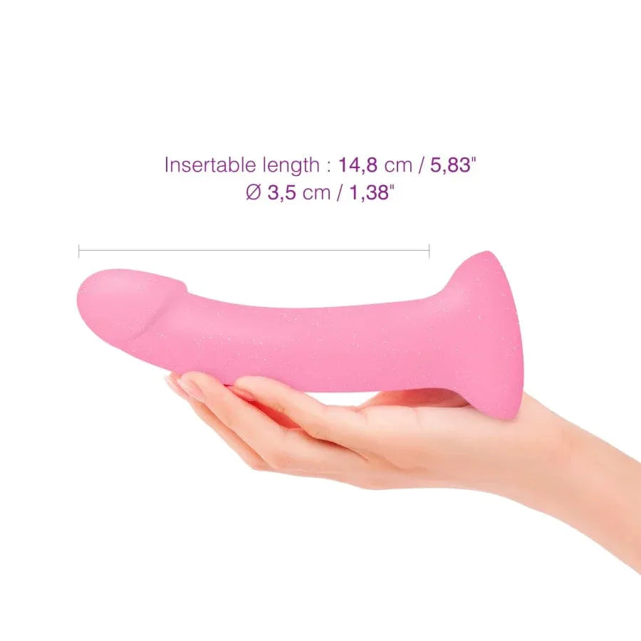 Love To Love Dildolls Glitzy 6" Dildo – Sparkly Silicone Dildo with Suction Cup