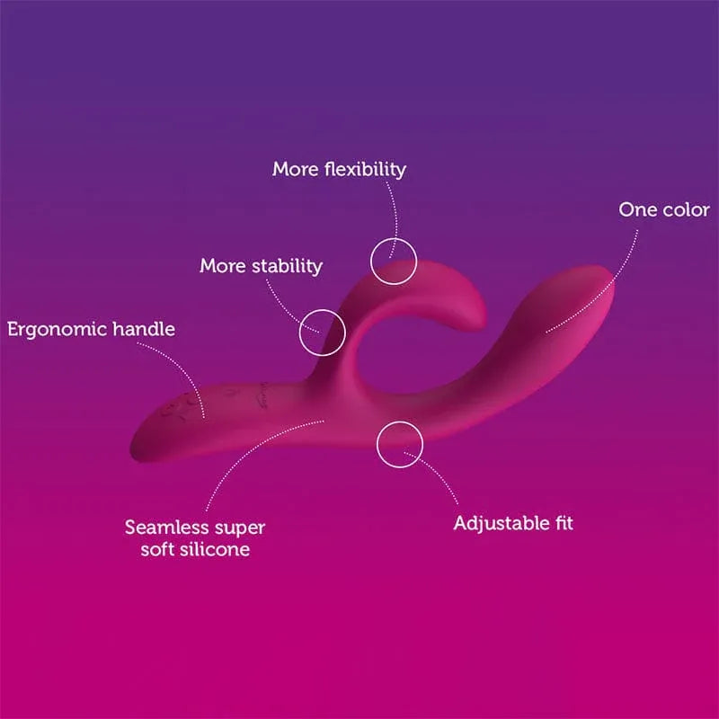 We-Vibe Nova 2 Vibrator – Flexible Dual-Stimulation Rabbit Vibrator