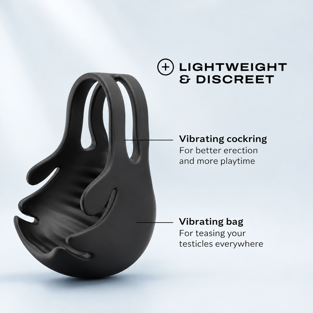 Dorcel Fun Bag Testicle Vibrator – Waterproof Testicle & Penis Stimulator