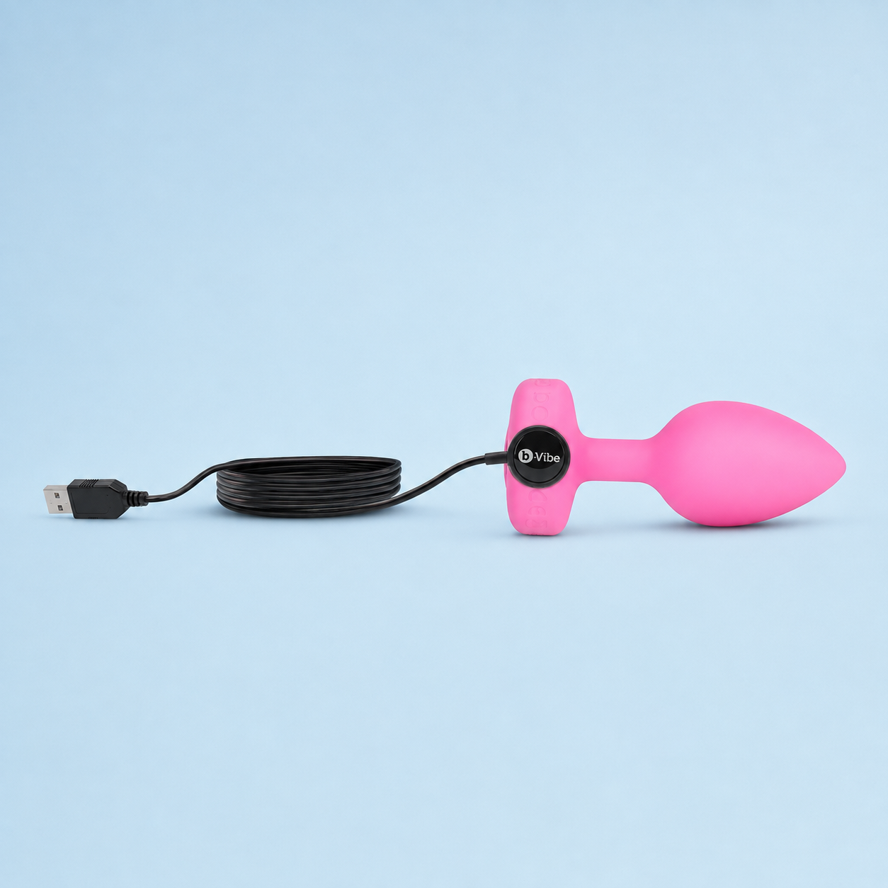 b-Vibe Vibrating Heart Remote Control Plug – Silicone Remote-Controlled Anal Plug