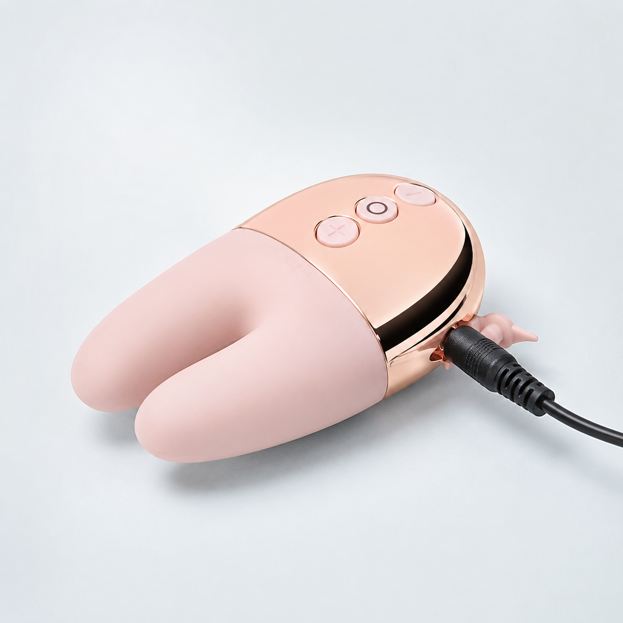 Le Wand Double Vibe Rose Gold – Palm-Sized Rechargeable Dual Vibrator