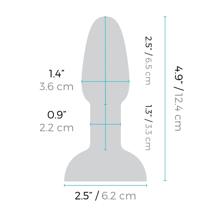 b-Vibe Rimming Petite Plug – Rotating & Vibrating Silicone Anal Plug
