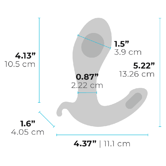 b-Vibe Expand Plug – Remote-Controlled Expanding Prostate Plug