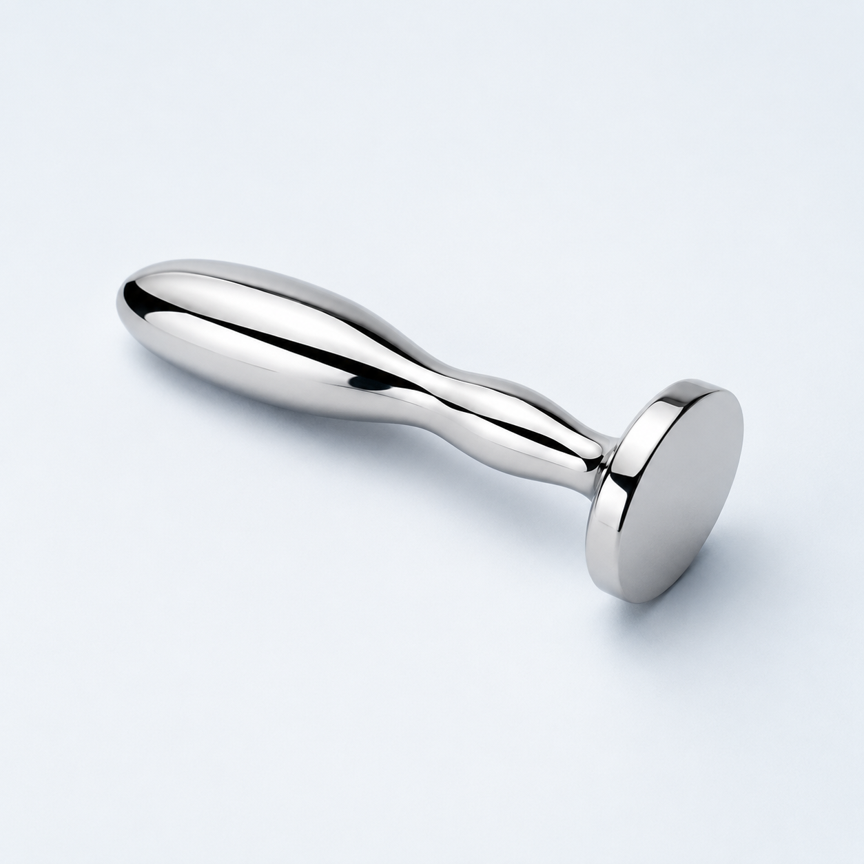b-Vibe Stainless Steel Prostate Plug – Weighted Stainless Steel P-Spot Plug