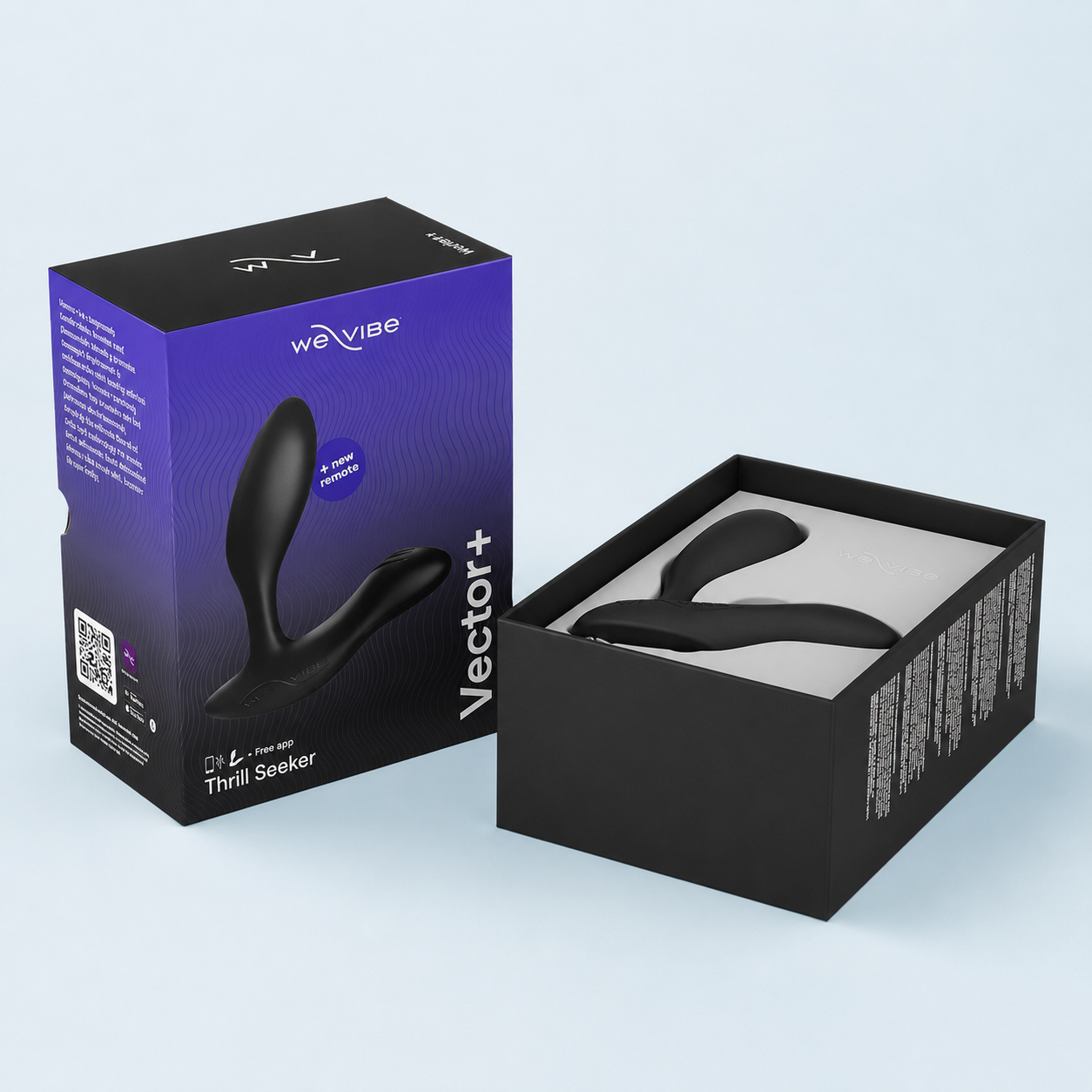 We-Vibe Vector+ Prostate Massager – Adjustable Remote-Controlled Prostate Vibrator