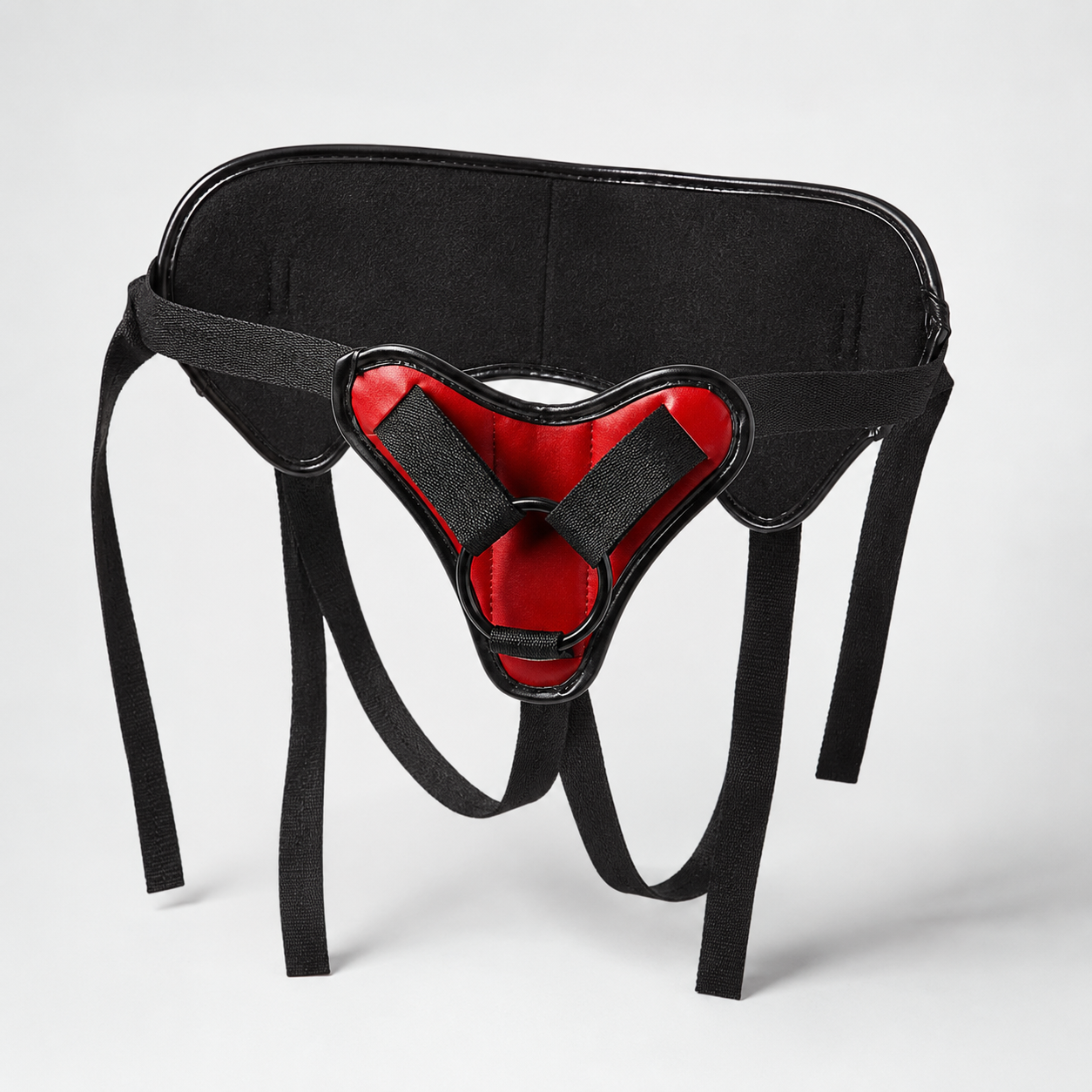 Sportsheets Saffron Strap On Harness – Sleek Adjustable PU Leather Harness