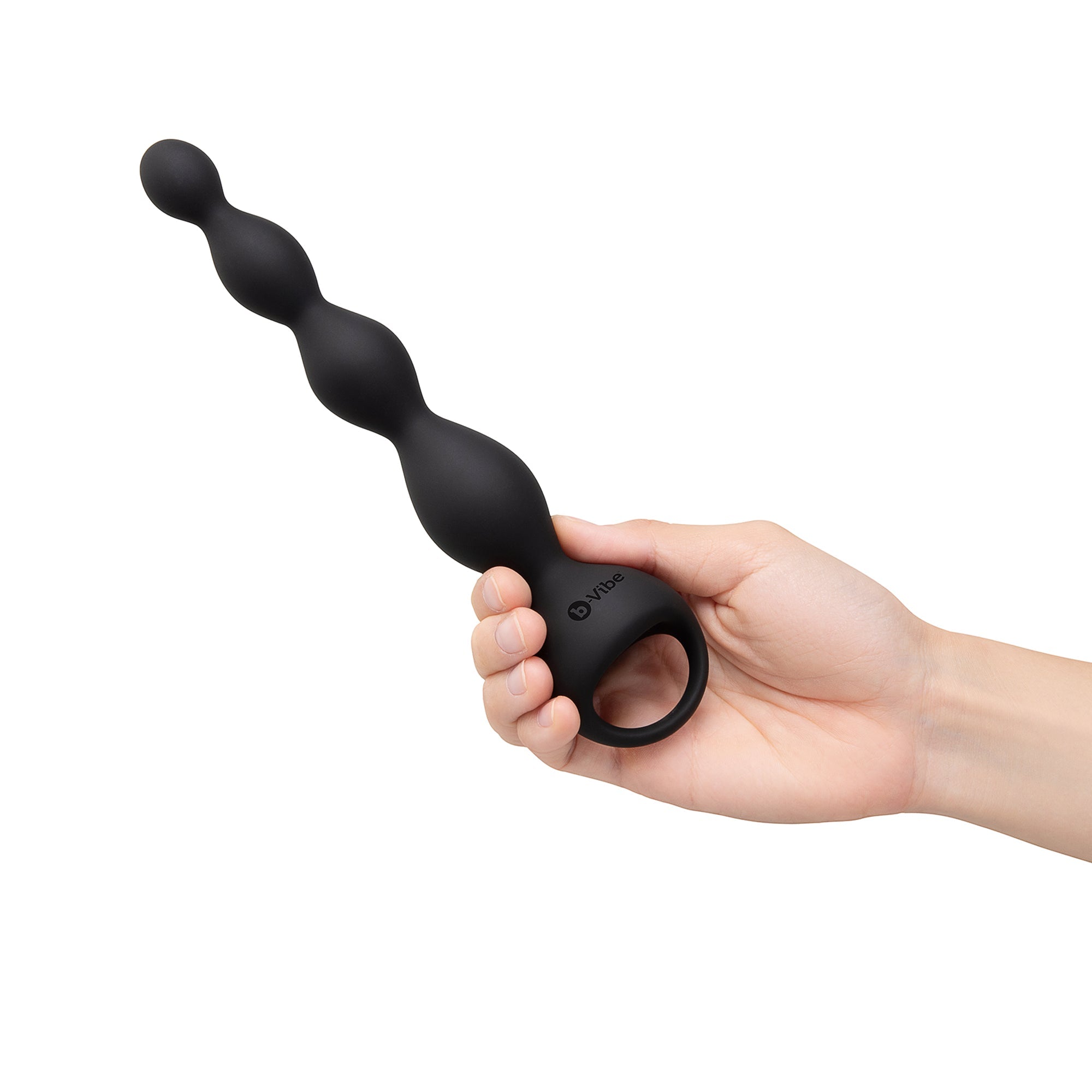 b-Vibe 6.5” Vibing Beads – Vibrating Silicone Anal Beads