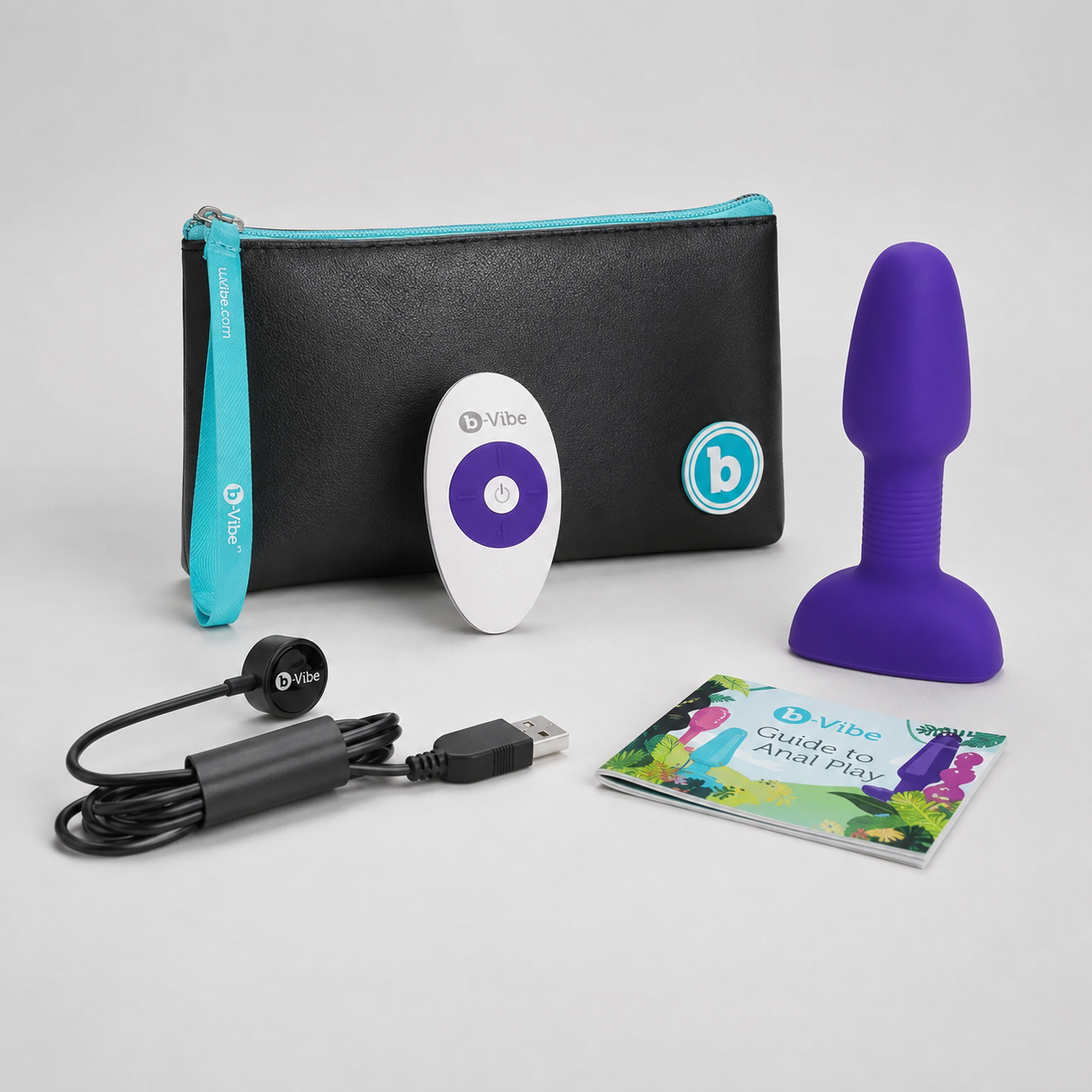 b-Vibe Rimming Petite Plug – Rotating & Vibrating Silicone Anal Plug