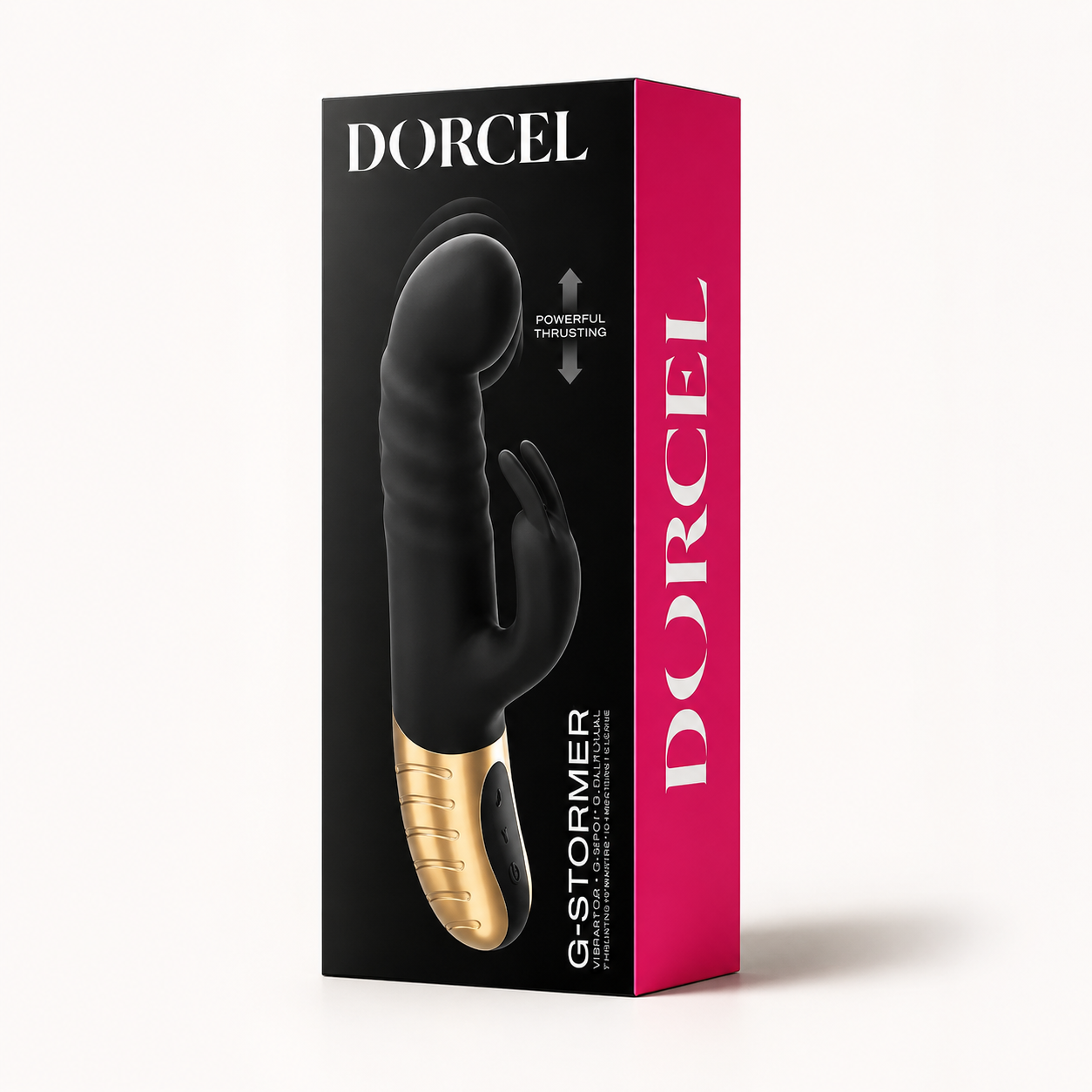 Dorcel G-Stormer Rabbit Vibrator – G-Spot Rabbit Vibrator with Thrusting Motion