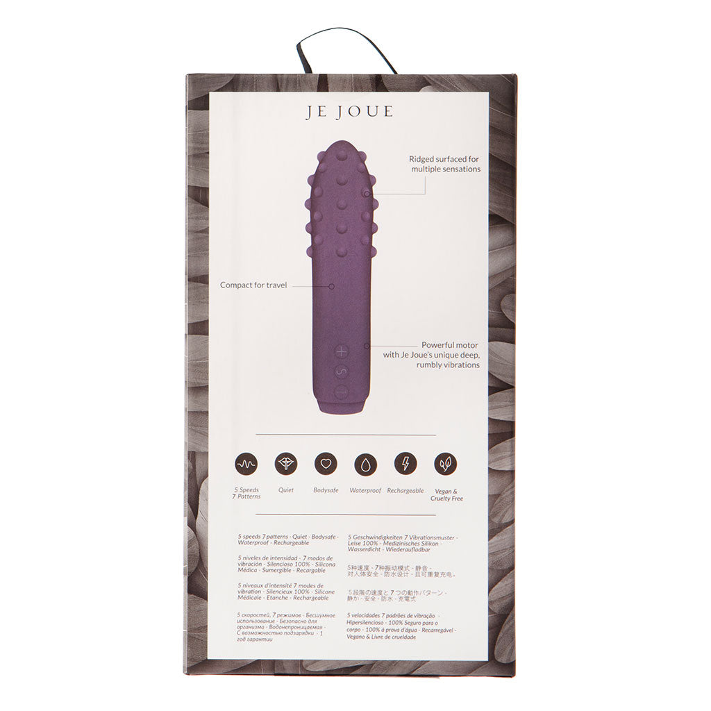 Je Joue Duet Bullet – Multi-Surfaced Bullet Vibrator for Targeted Pleasure