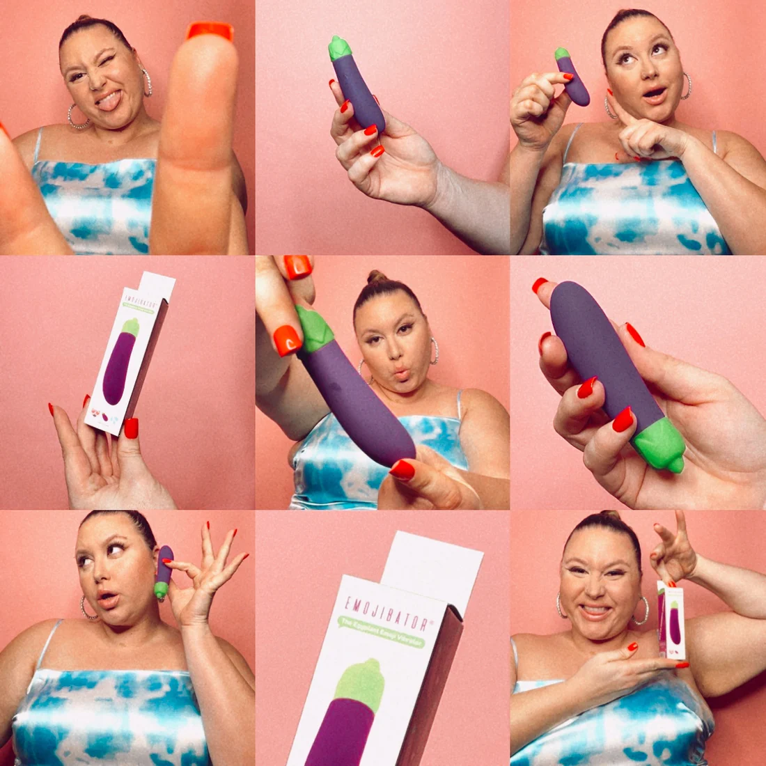 Emojibator Eggplant Vibrator – Waterproof Rechargeable Bullet Vibrator