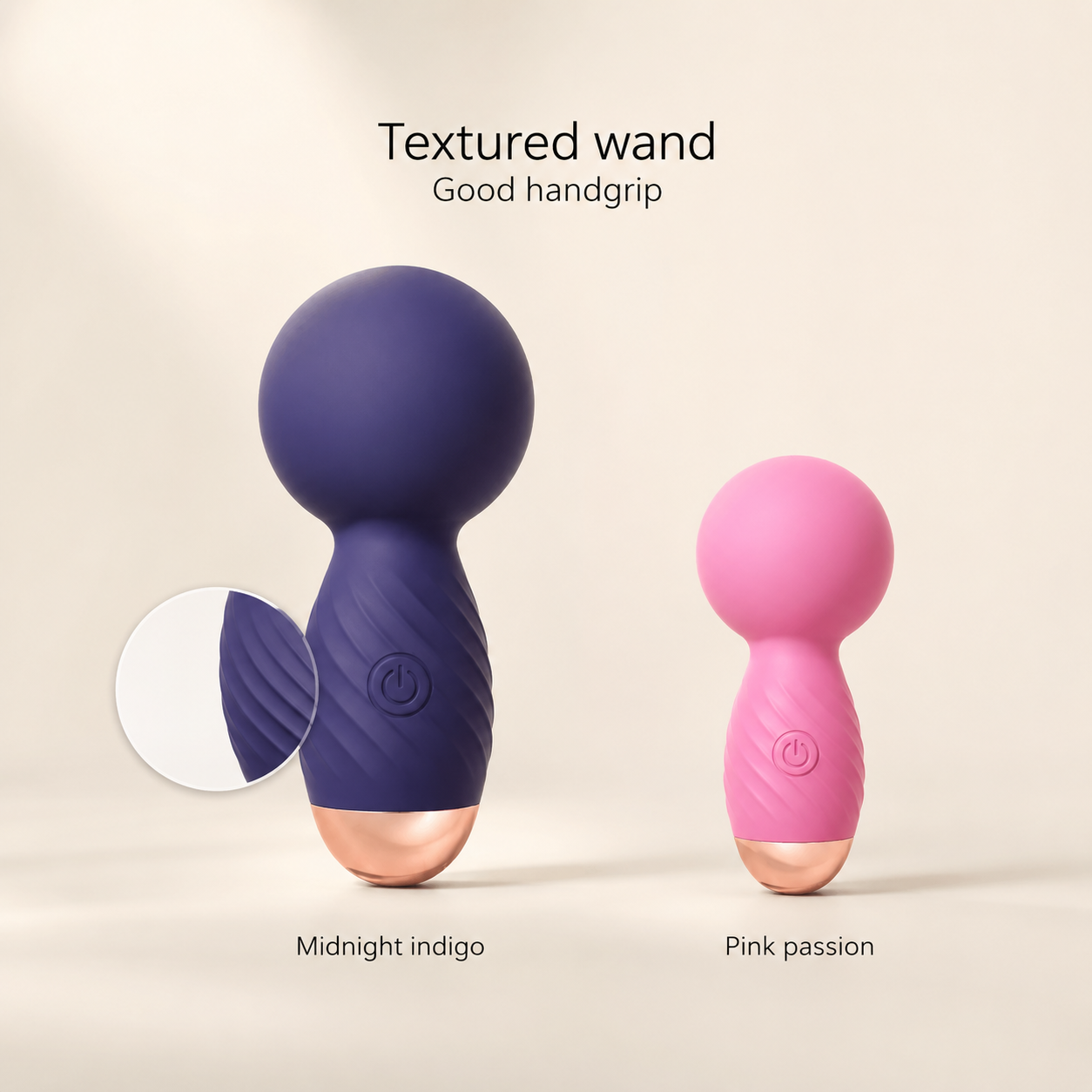 Love to Love Itsy Bitsy Mini Wand Vibrator – Compact Splashproof Mini Wand
