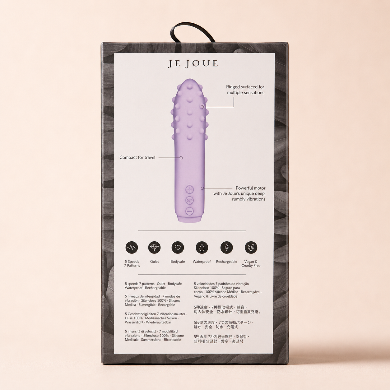 Je Joue Duet Bullet – Multi-Surfaced Bullet Vibrator for Targeted Pleasure