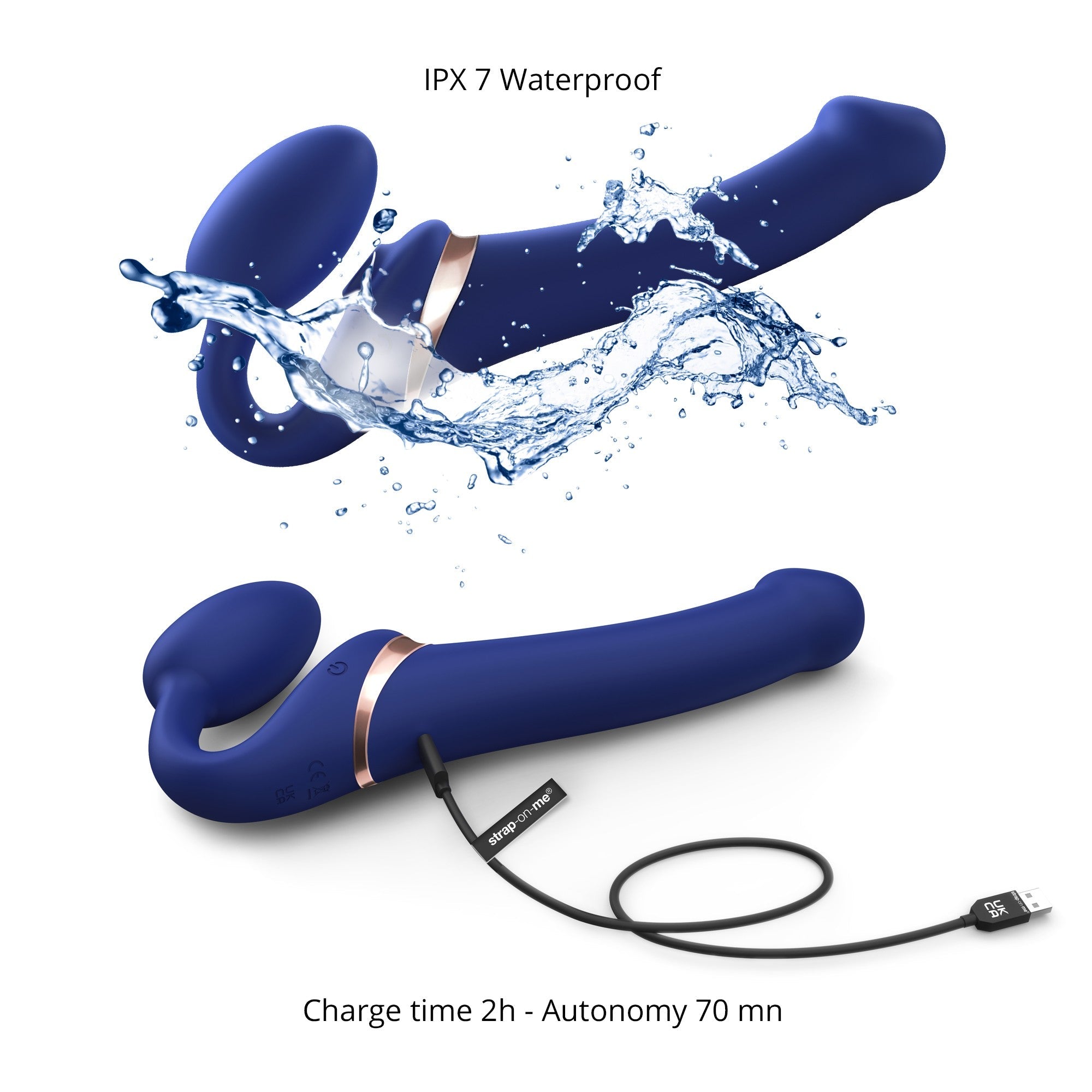 Strap On Me Multi Orgasm Bendable Strap-On – Small
