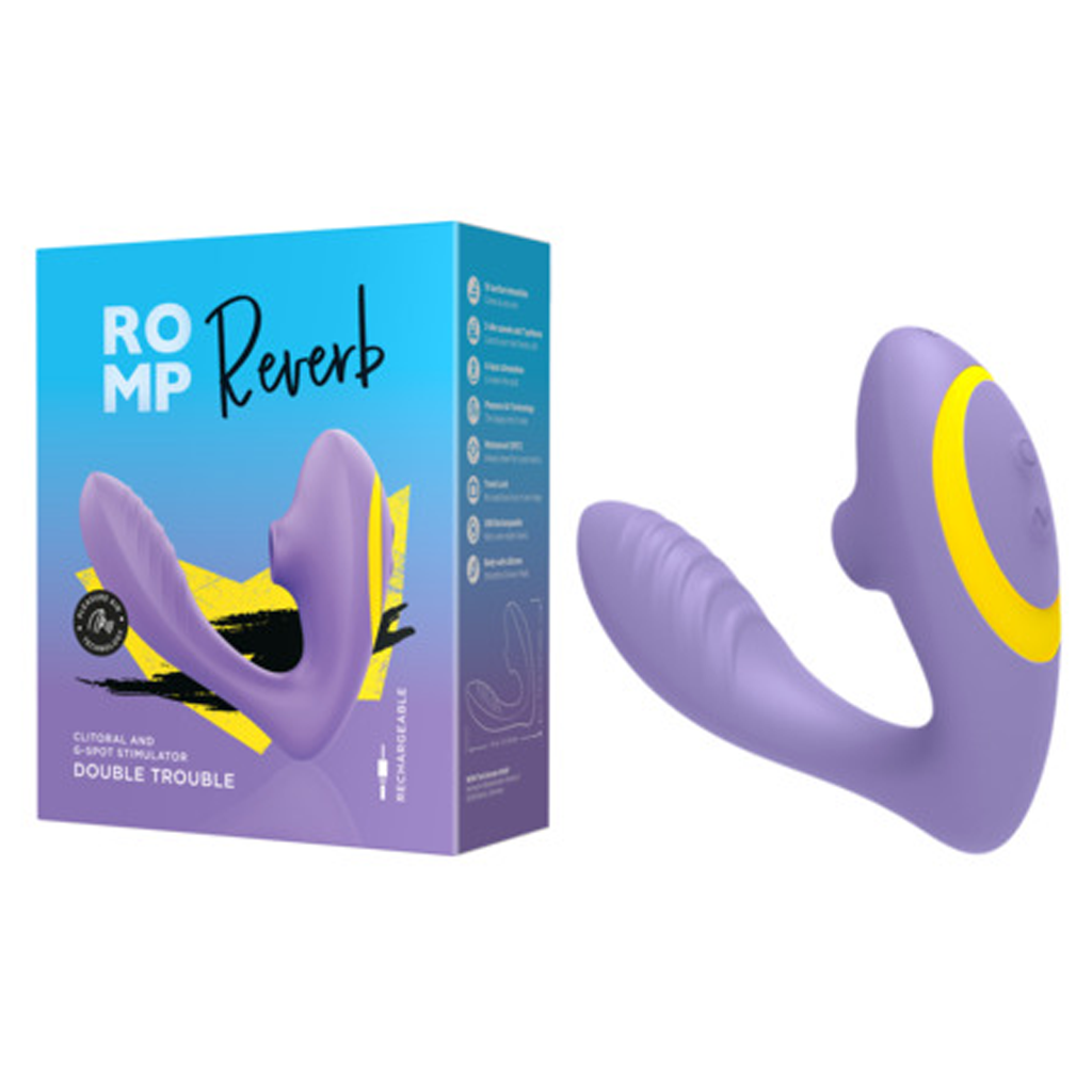 ROMP Reverb Dual Stimulator – Waterproof G-Spot & Clitoral Stimulator