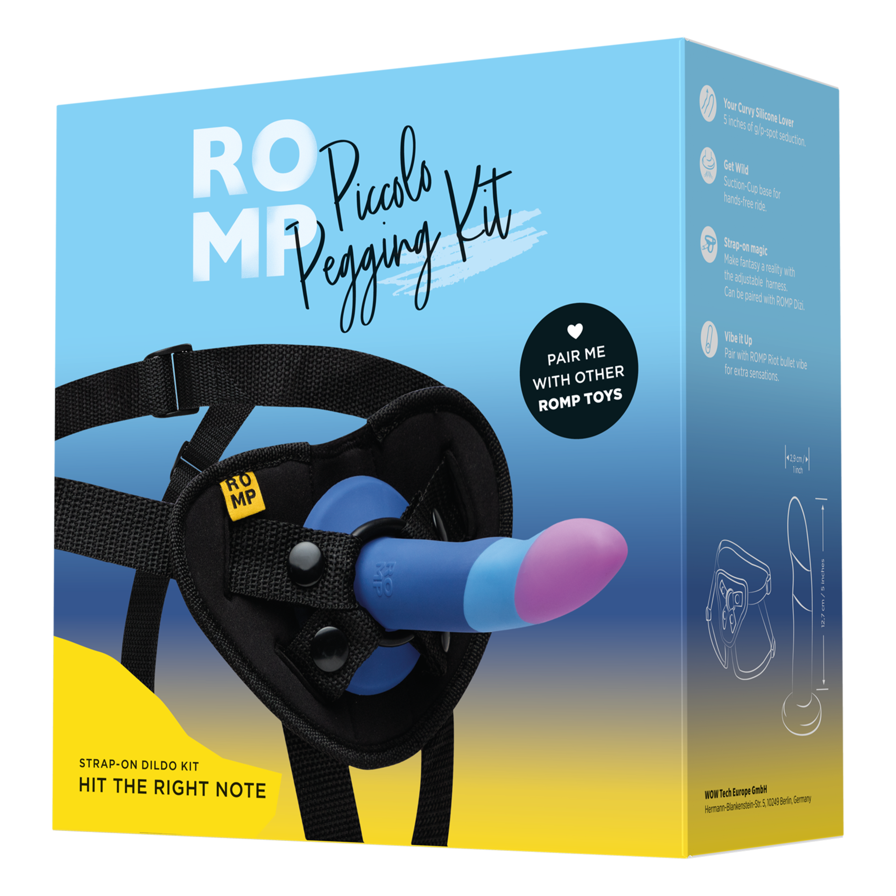 ROMP Piccolo Pegging Kit – Beginner-Friendly Adjustable Strap-On Set
