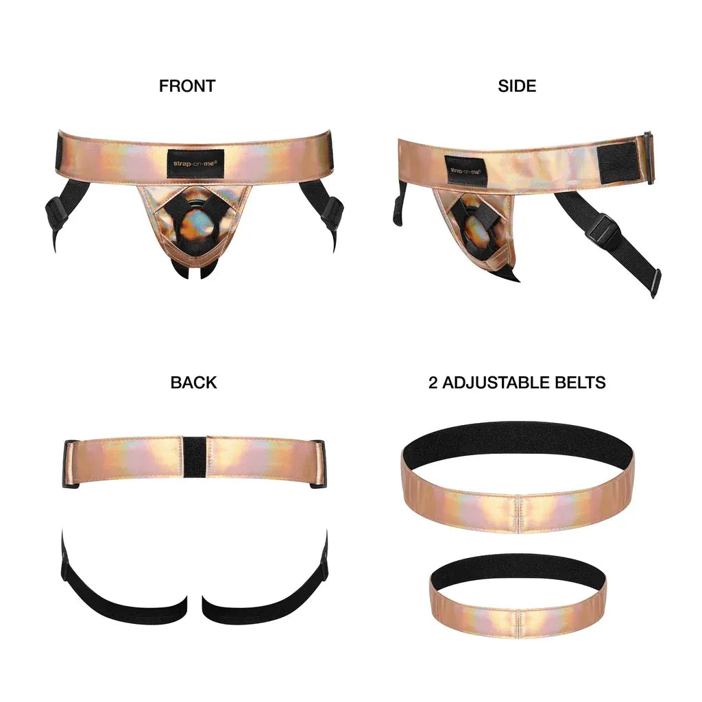 Strap On Me Leatherette Curious Harness – Adjustable Faux Leather Strap-On Harness