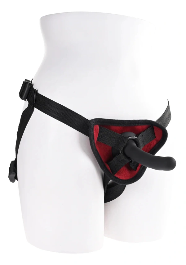 Sportsheets Saffron Silicone Pegging Kit – Beginner-Friendly Strap-On Harness Set