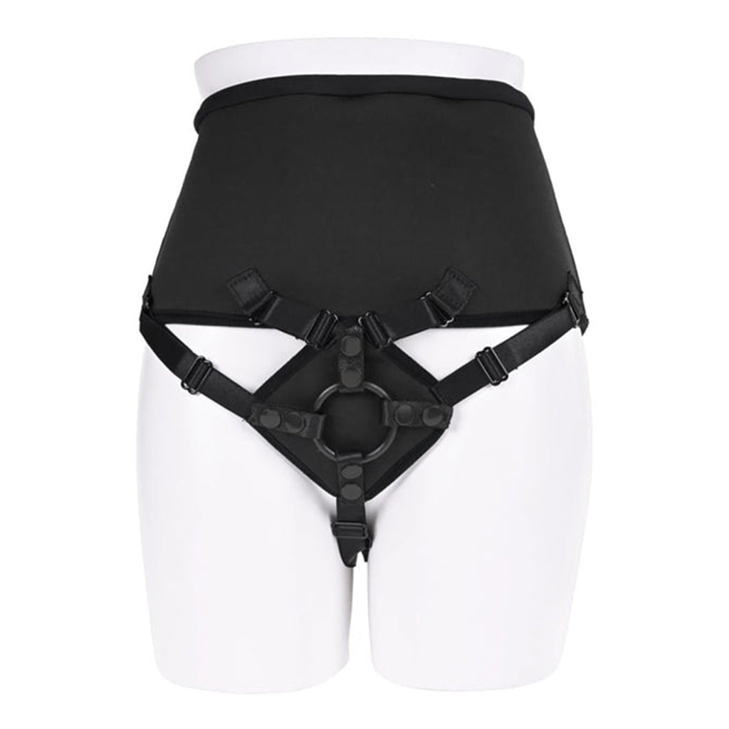 Sportsheets High Waisted Corset Strap-On Harness – Supportive Adjustable Corset Harness