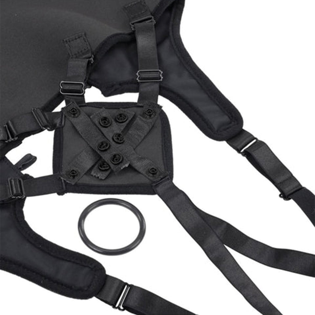 Sportsheets High Waisted Corset Strap-On Harness – Supportive Adjustable Corset Harness
