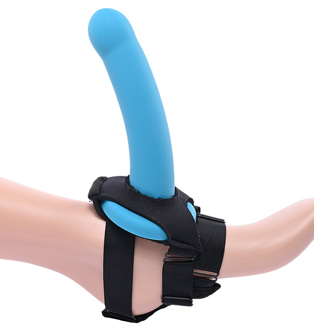 Sportsheets Pivot Flex Foot Strap On – Hands-Free Adjustable Foot Strap-On Harness