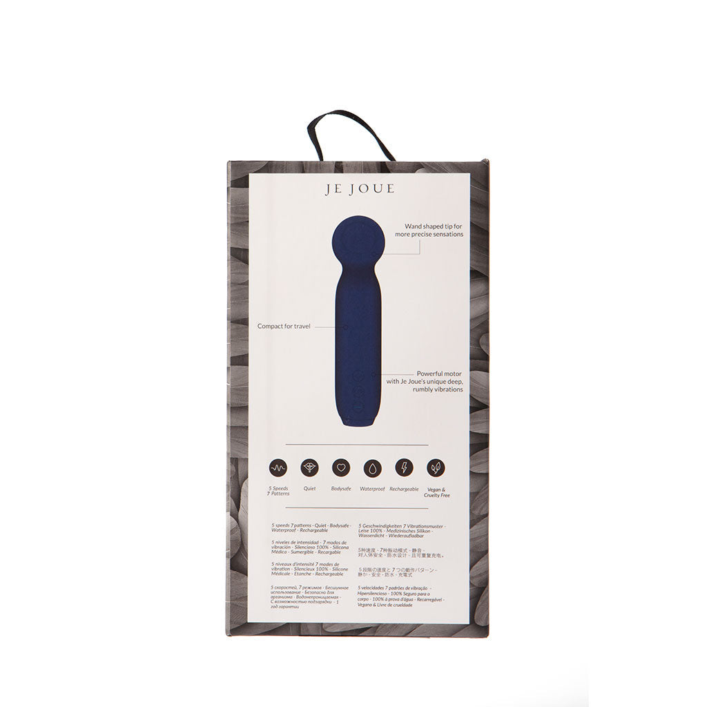 Je Joue Vita Bullet Cobalt Blue – Rechargeable Wand-Tipped Bullet Vibrator
