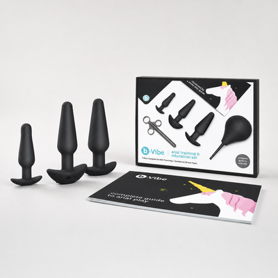 b-Vibe Anal Training Kit & Education Set – Complete 7-Piece Anal Training Kit