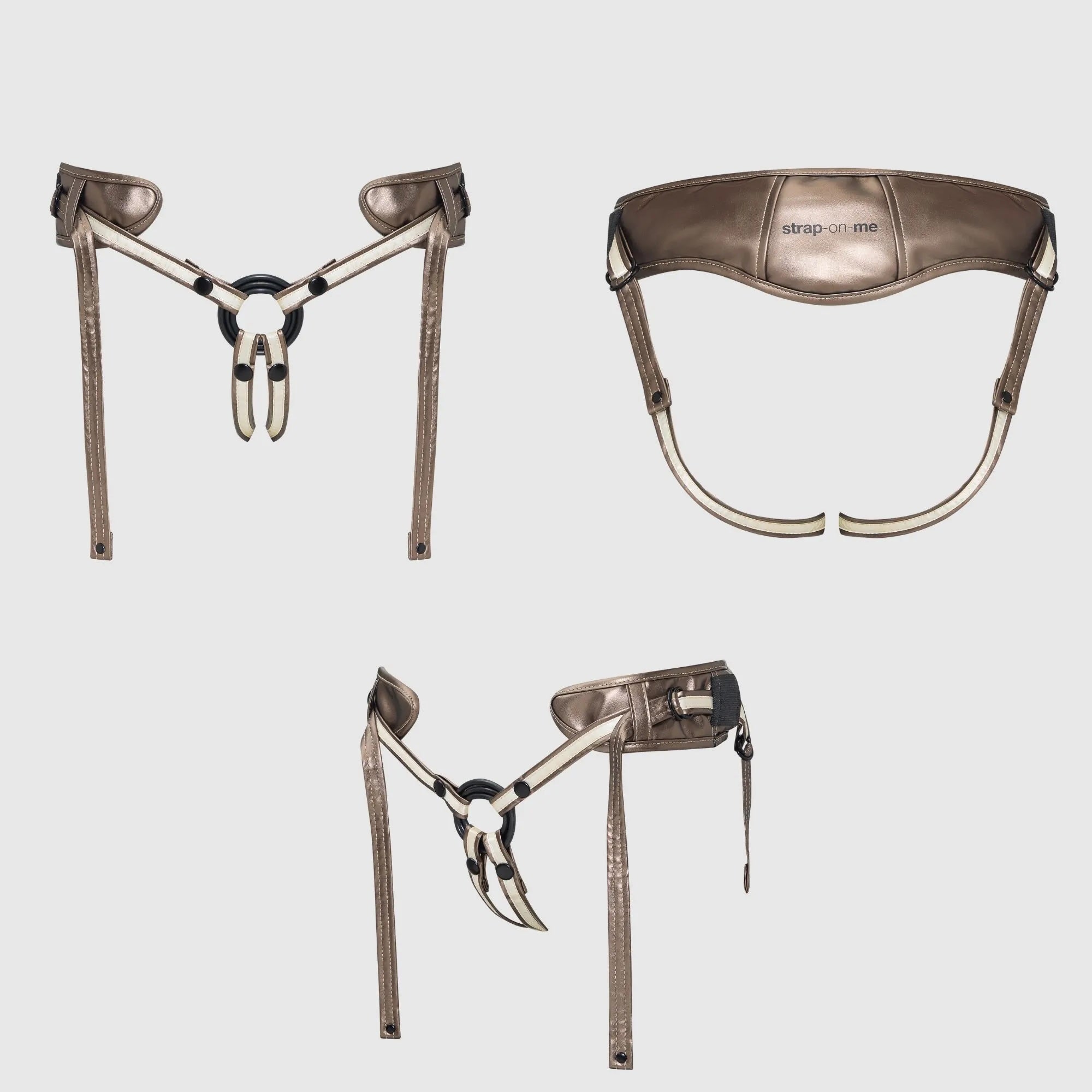 Strap On Me Leatherette Desirous Harness – Adjustable Bare-Back Strap-On Harness