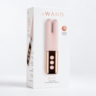 Le Wand Deux Mini Vibe – Compact Dual-Tip Vibrator with Twin Motors