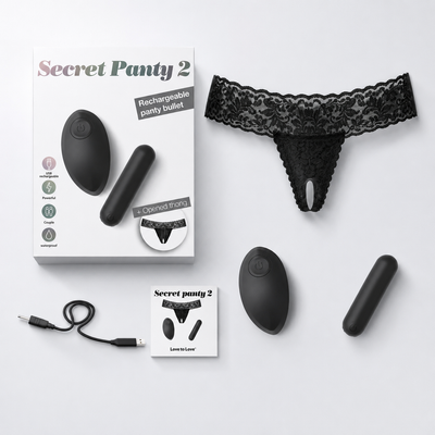 Love to Love Secret Panty 2 – Remote-Controlled Vibrating Panty Set