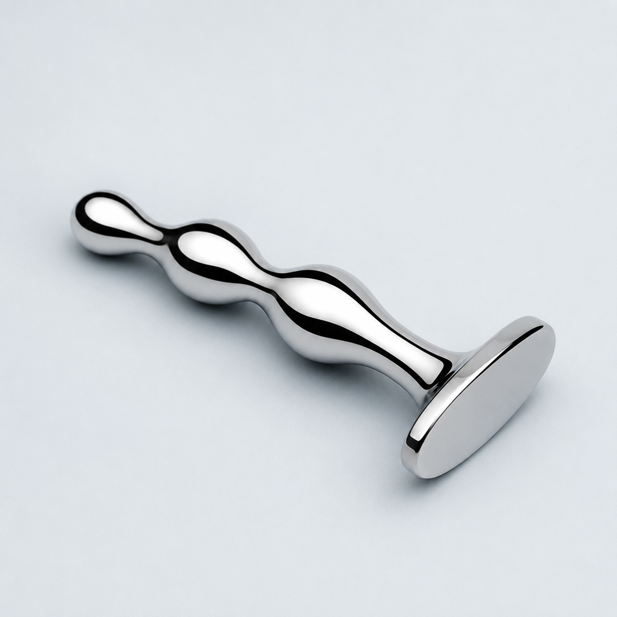 b-Vibe Stainless Steel Anal Beads – Weighted Stainless Steel Anal Bead Toy