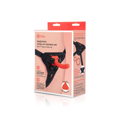 b-Vibe Beginners Strap-On Harness Set – Beginner-Friendly Strap-On Kit