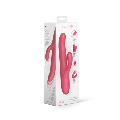 Le Wand Thrust Rabbit – Waterproof Thrusting Rabbit Vibrator for Dual Stimulation