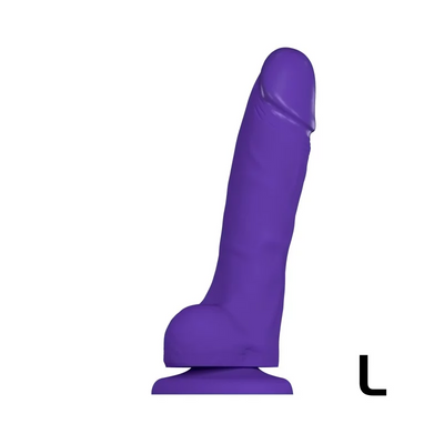 Strap On Me Soft Realistic Dildo Large – Waterproof Silicone Dildo with Suction Cup
